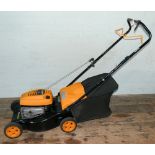 McCulloch Petrol engine rotary mower with grass container