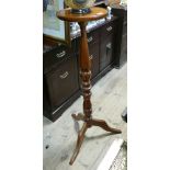 Reproduction mahogany torchere