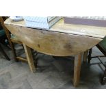 4' circular deal top drop leaf kitchen table