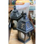 Two new Moroccan LED Candle lanterns