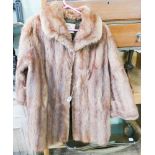 1/2 length fur coat