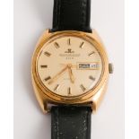 Gents vintage Jaeger-LeCoultre Club automatic wristwatch in gold plated and stainless steel case,