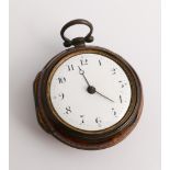 Thomas Fazakerley - late 18th century tortoiseshell cased pocket watch with verge fusee movement