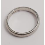 Gents platinum wedding band 10.