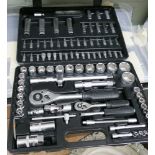 New 94 piece socket set in carry case