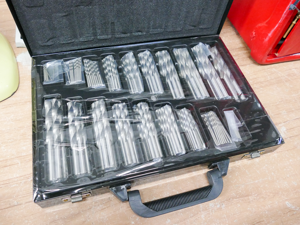 170 piece HSS drill bit set