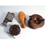 Collectables to include old fishing reels,