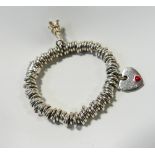 Links of London 'Sweetie' bracelet with charms in box