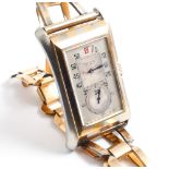 1930's Rolex Prince Brancard zebra vintage wrist watch, two tone 18ct gold,