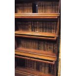 Several volumes of classical leather bound books to include Scott,