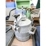 Old aluminium cast pressure cooker