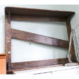 Wall hanging pine rack