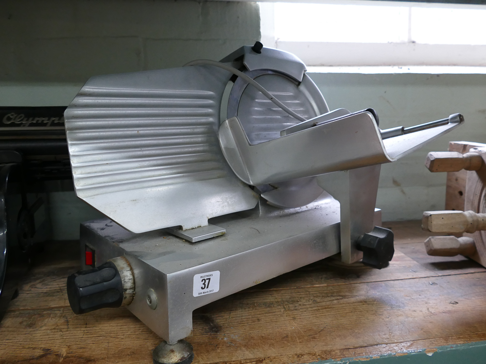 Stainless steel meat slicer