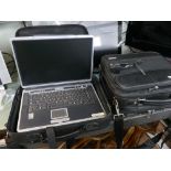 Evesham laptop with two laptop cases