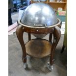 An Electroplated Roast Beef Trolley: with lifting dome and dripping tray under,