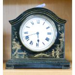Small black Japan mantle clock