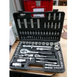 New 94 piece socket set in carry case