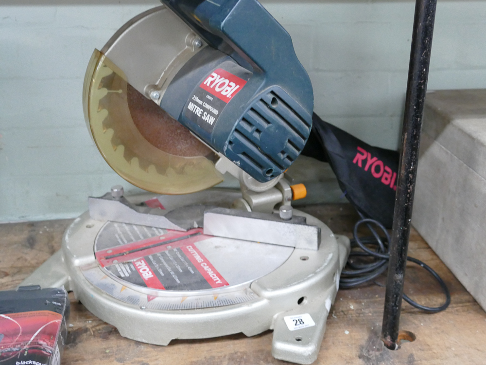 Ryobi compound mitre saw