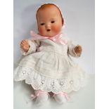 Armand Marseille German bisque head baby doll, numbered on neck 351/212K.