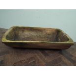 An wooded bath or trough measuring 90x50cms approx Wormed