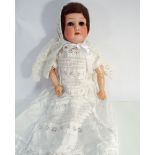 Heubach and Koppelsdorf German bisque head doll with composition body, head numbered 250.3.