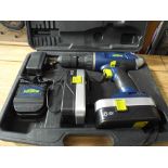 A challenge extreme 12v cordless drill with spare battery and charger