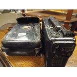 Old Kodak cine model 8 camera in leather case