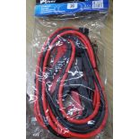 New 12' long heavy duty jump lead set