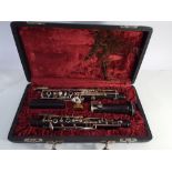 An oboe by TW Howarth London in fitted case,