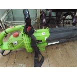 An electric Florabest garden leaf blower