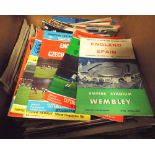 Approximately 500 assorted football programmes 1940's -1980's.