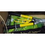 New hedge shears and secateurs set