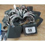 10 new heavy duty padlocks