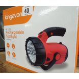 NEw 45 LED four function rechargeable spotlight