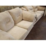 Pair of modern 2 seater settees,