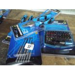 Three new assorted size pliers,