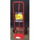 New 600lb workload industrial sack truck with pneumatic tyres