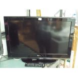 A Sanyo 30" digital LCD television with Freeview