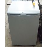 Beko work top height freezer in silver case