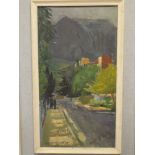 G.Charlesworth, South African oil on board of a landscape, signed and dated '58.