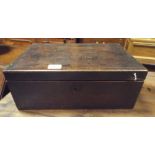 Late Georgian mahogany two handled writing box