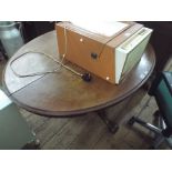 Victorian mahogany loo table as found