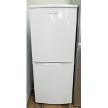 Small LEC half and half fridge freezer