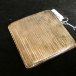 Hallmarked silver Edwardian card case, 4.