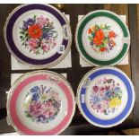 Collection of Royal Horticultural Society Chelsea Flower Show plates