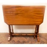 Edwardian inlaid mahogany Sutherland table,