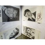 Album of autographed photographs Majority believed to be facsimile