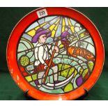 Poole Pottery calendar plate, June.