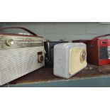 Seven old Roberts and other radios