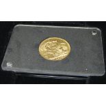 1912 full gold sovereign in fitted presentation case